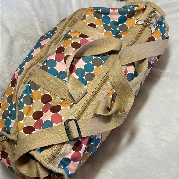 Lesportsac Multicolor Polka Dot Travel Bag - Picture 6 of 8